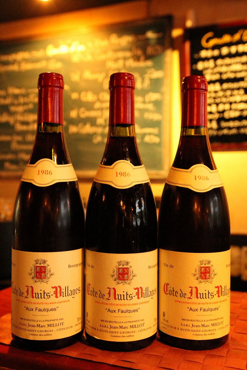 1986コート・ド・ニュイ・ヴィラージュ　ジャン・マルク・ミヨ