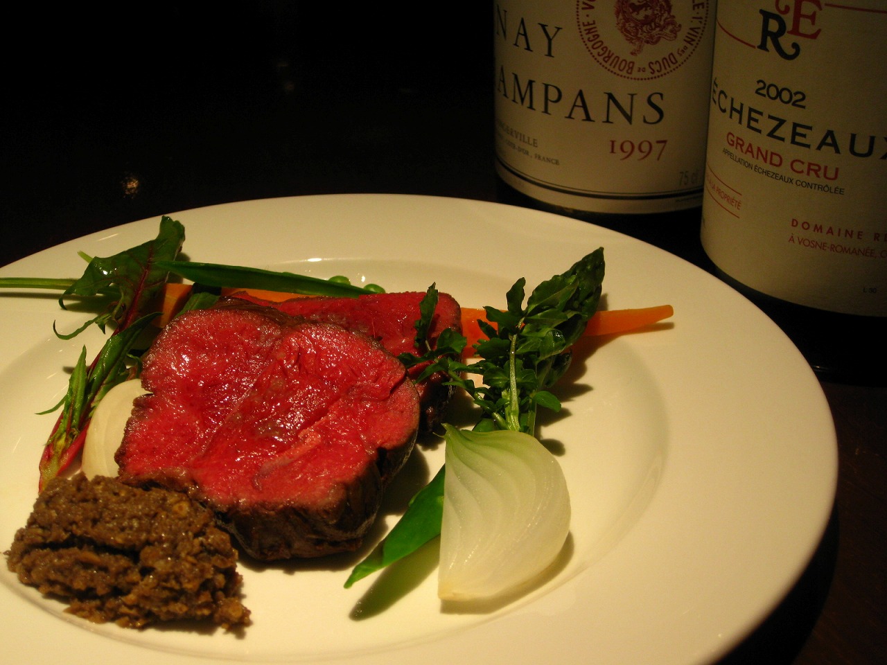 尾崎牛のロースト／ワインバー・グットドール